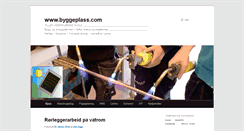 Desktop Screenshot of byggeplass.com